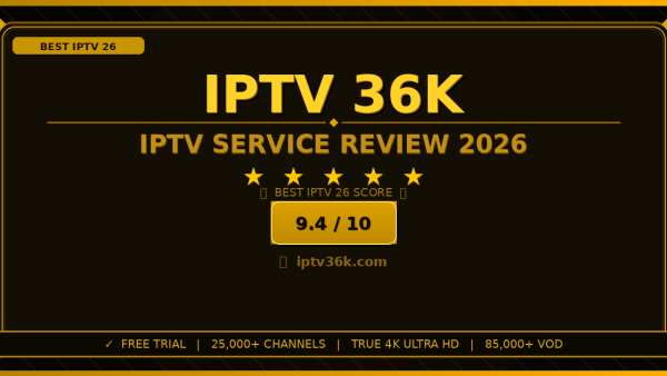 IPTV 36K Review 2026: Is It the Best IPTV Service?