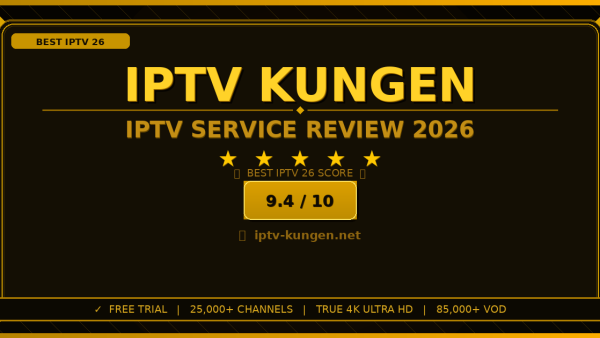 IPTV Kungen Review 2026: Is It the Best IPTV Service?