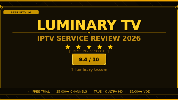 Luminary TV Review 2026: Is It the Best IPTV Service?