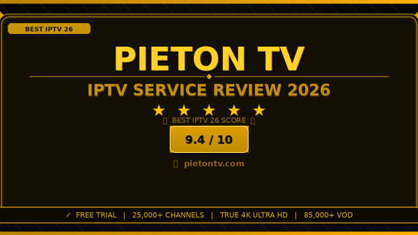 Pieton TV Review 2026: Is It the Best IPTV Service?