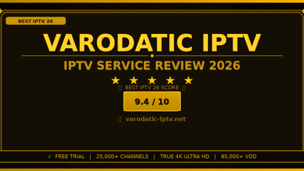 Varodatic IPTV Review 2026: Is It the Best IPTV Service?