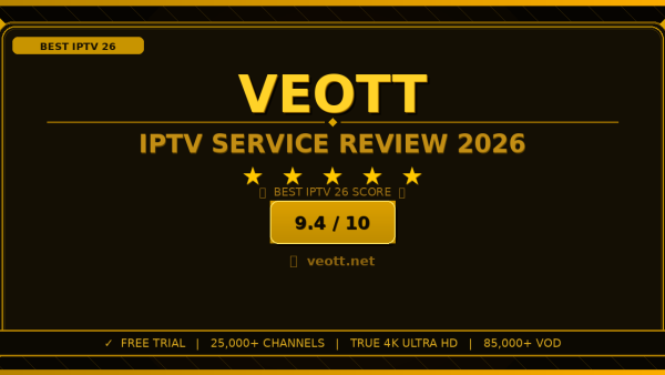 Veott Review 2026: Is It the Best IPTV Service?