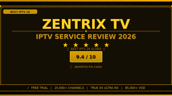 Zentrix TV Review 2026: Is It the Best IPTV Service?